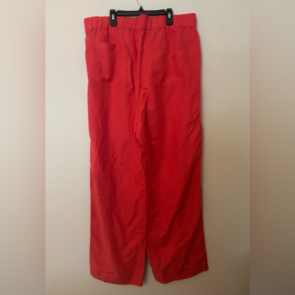 Banana Republic Factory Wide-Leg Pants Light Red Size XL Tall NWT - Picture 2 of 5